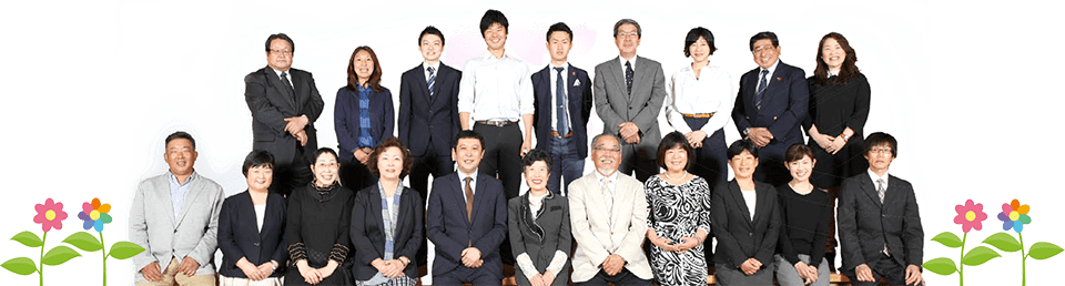先生の集合写真